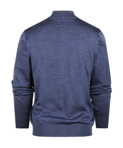 Maerz Pullover mit halbem Reißverschluss | Blau
