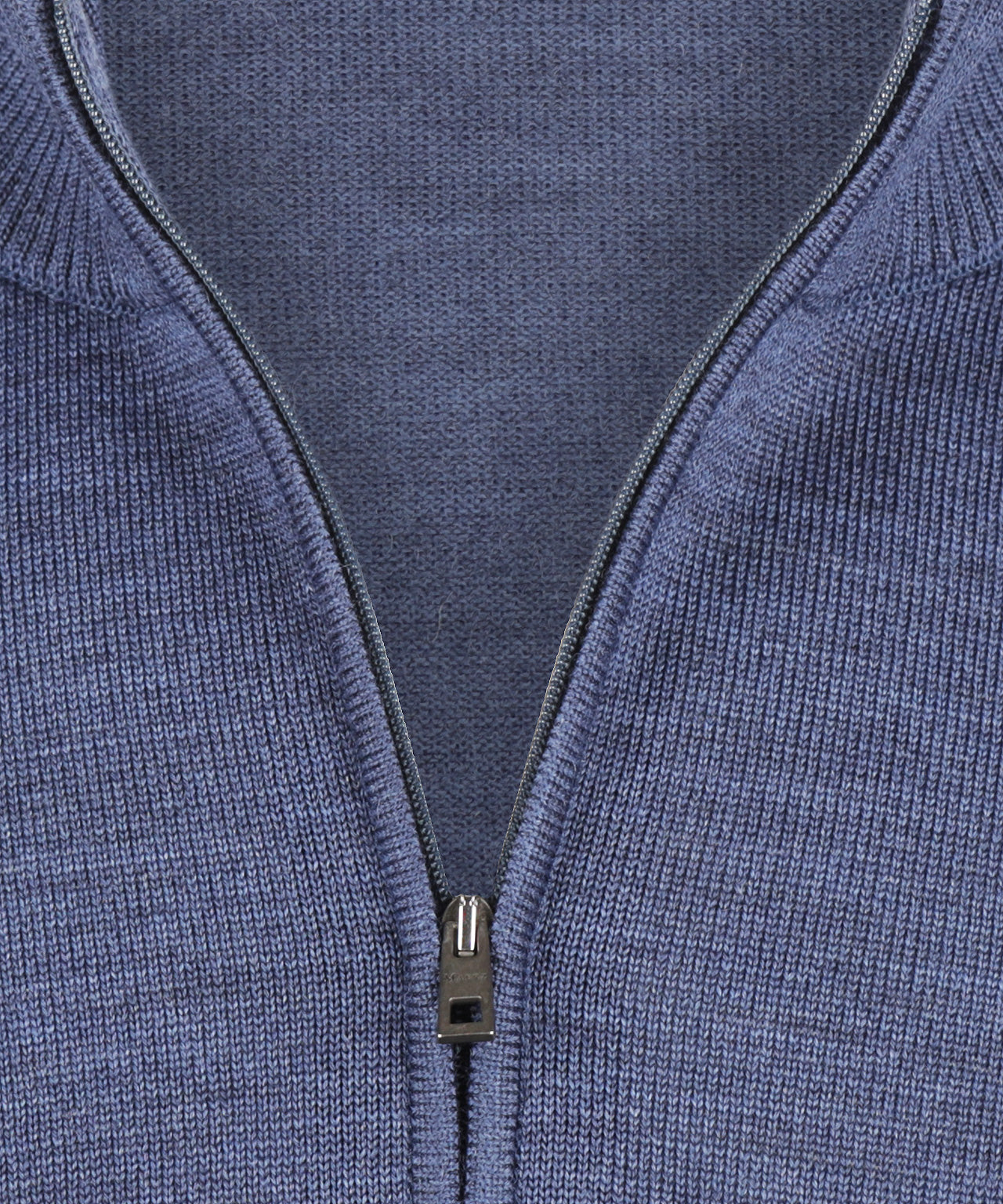 Maerz Pullover mit halbem Reißverschluss | Blau