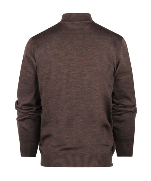Maerz Half Zip Pullover | Brown