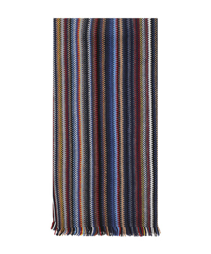 Gestrickter Schal 40 x 180 | Blau