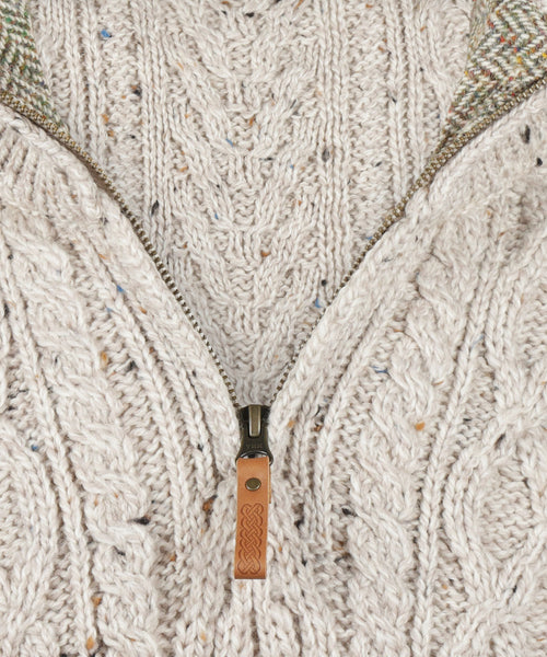 Pullover Half Zip | Beige