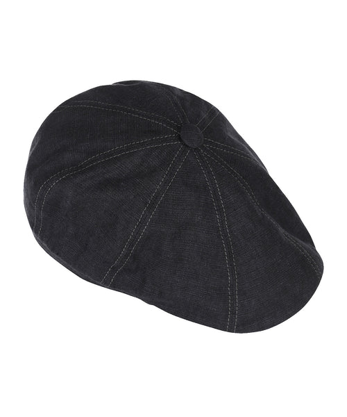 Stetson 8-Panel Cap Linnen | Donker Grijs