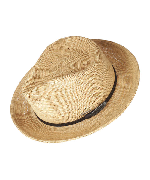 Stetson Fedora Raffia Chrochet | Naturel