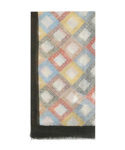 Scarf Summer Rhombus | Beige design