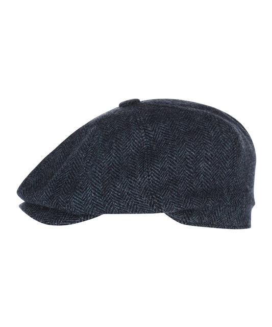 Christy Schiebermütze aus Tweed | Blau