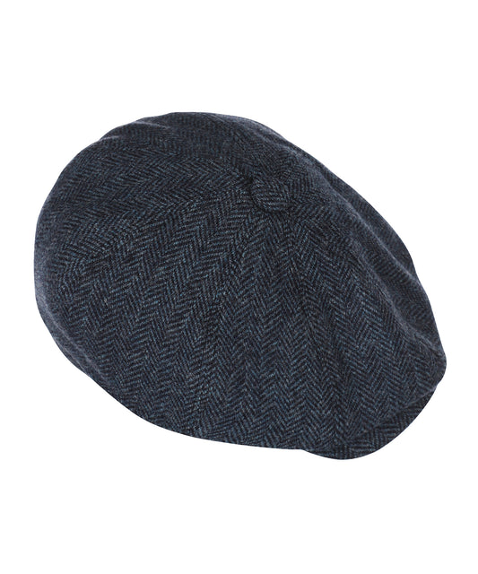 Christy Schiebermütze aus Tweed | Blau