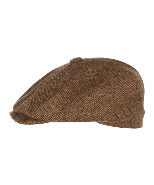 Christy Newsboy Tweed Cap | Brown