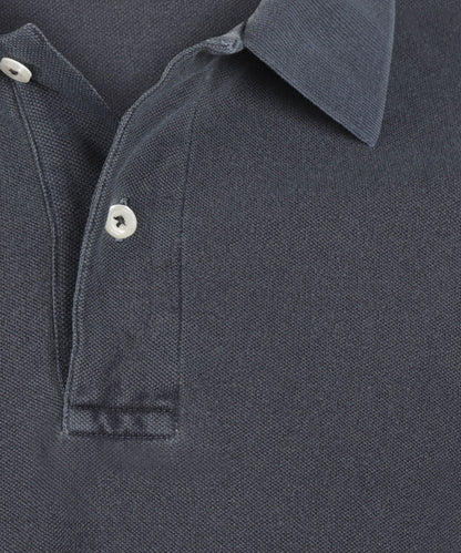 Polo Korte Mouw Garment Dyed | Navy