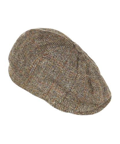 Harris Tweed Newsboy Cap | Heidegroen