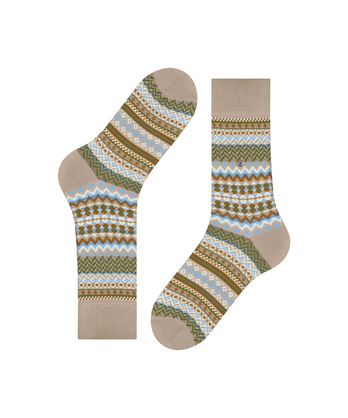 Sokken Fair Isle | Cafe Latte