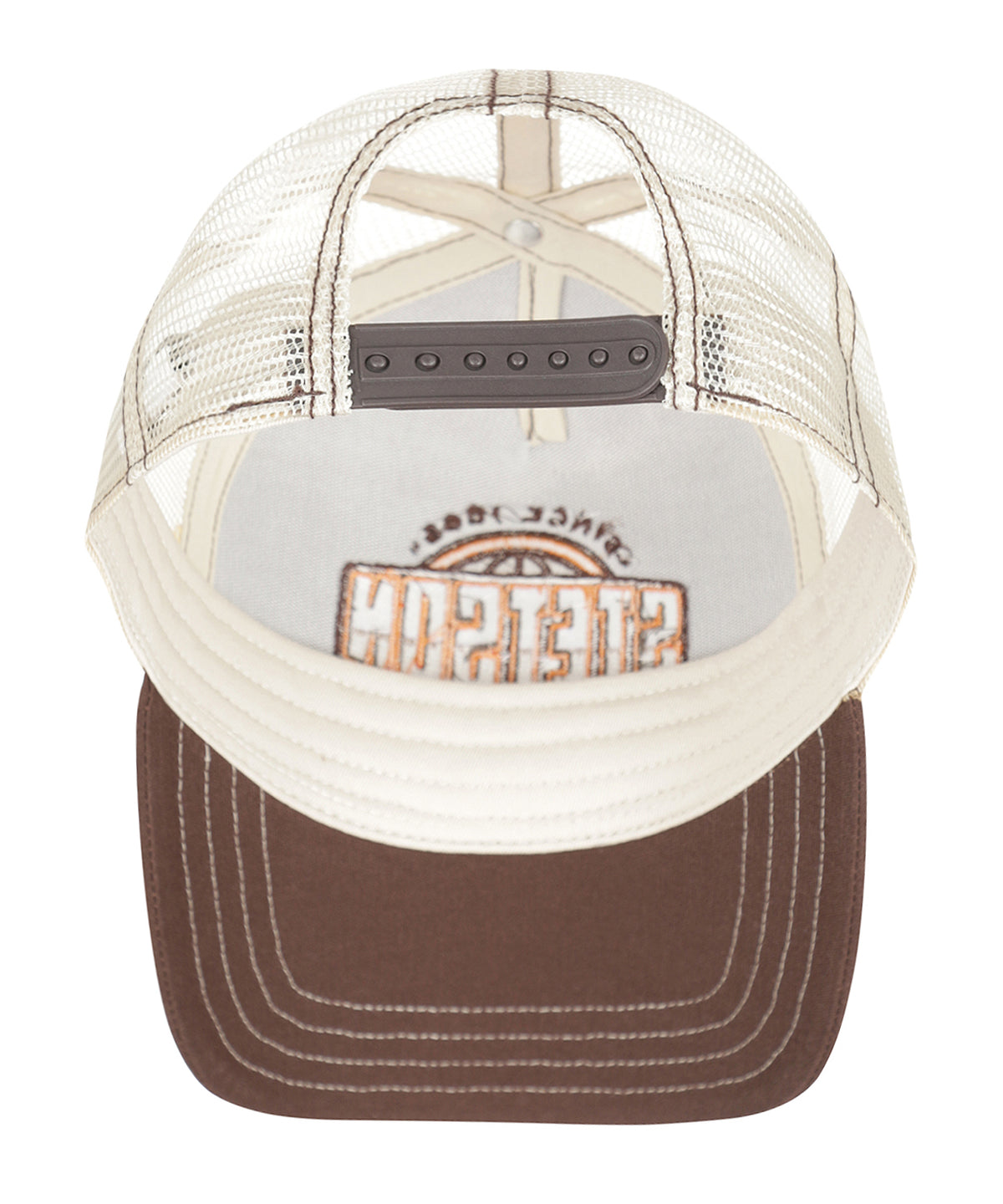 Trucker Cap Classic Globe | Bruin Zand Beige