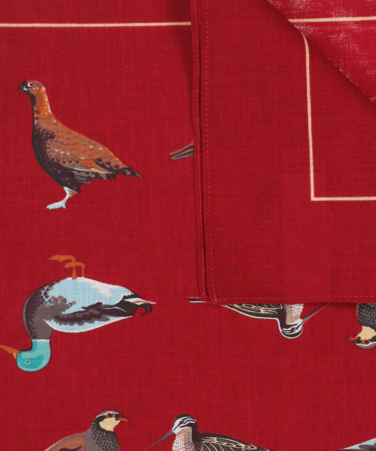 Zakdoek Birds | Rood