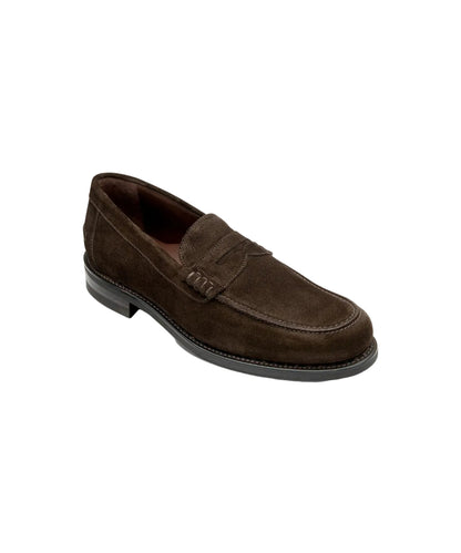 Kingscliffe Suede Loafer | Dark Brown