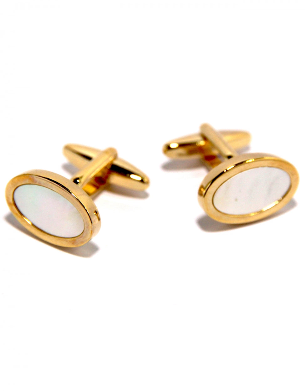 Manchetknopen | Oval Goudkleur