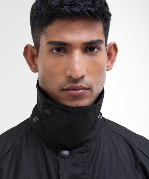 Wax jacket Ashby | Zwart