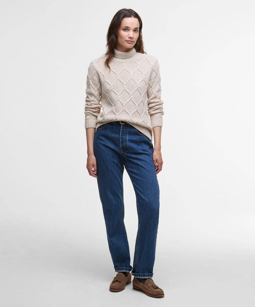 Barbour Burne Turtleneck Women | Beige