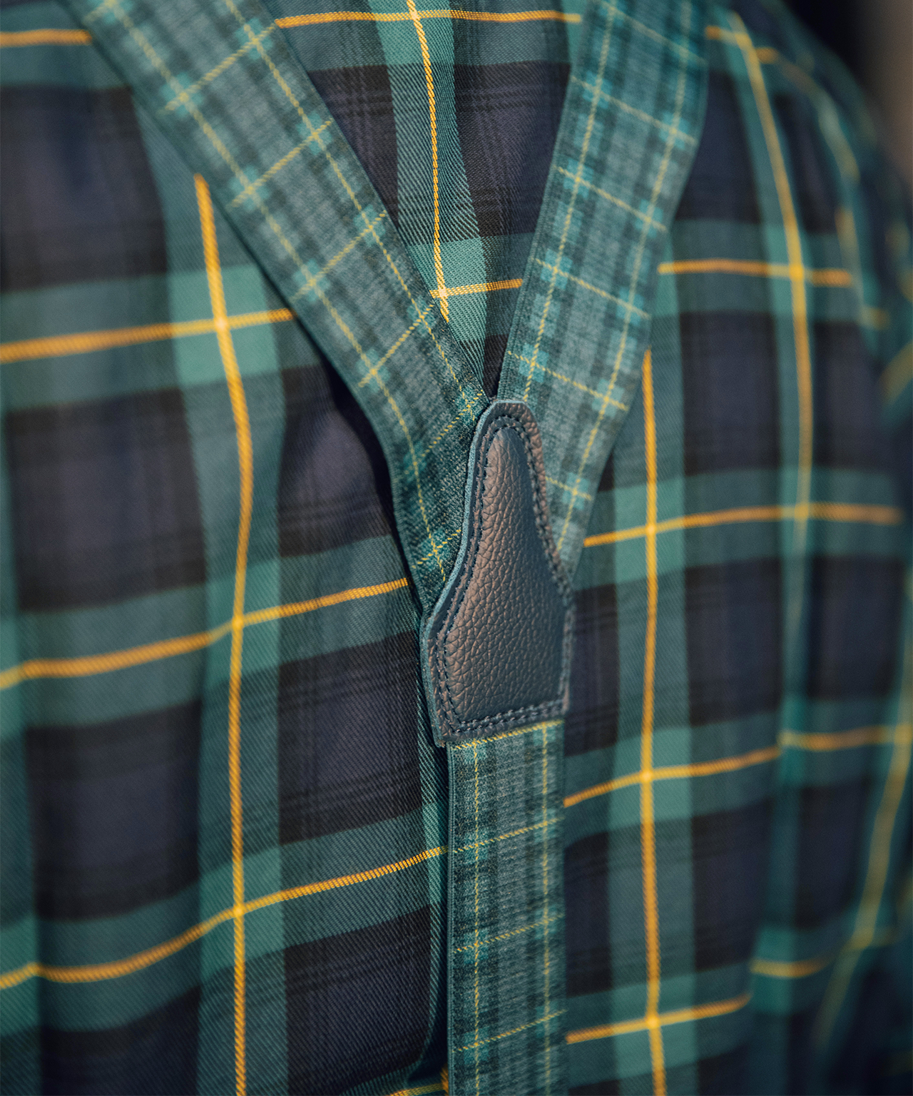 Bretels Clips 90 Years | Groen Tartan