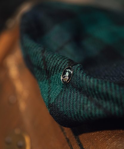 Klassieke Cap 90 Years | Groen Navy Tartan