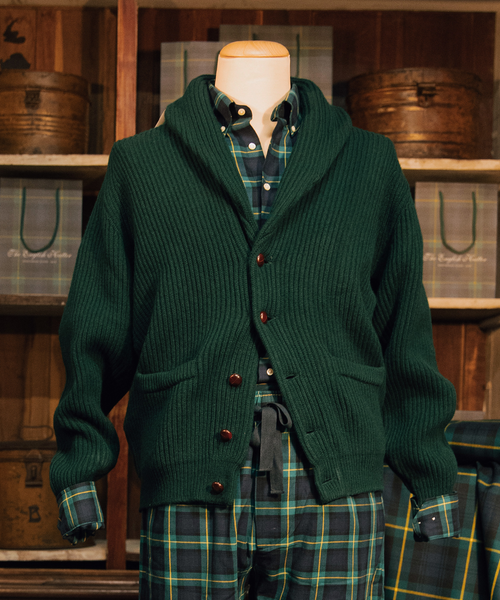 Shawl Collar Cardigan 90 Years Edition | 90YGreen