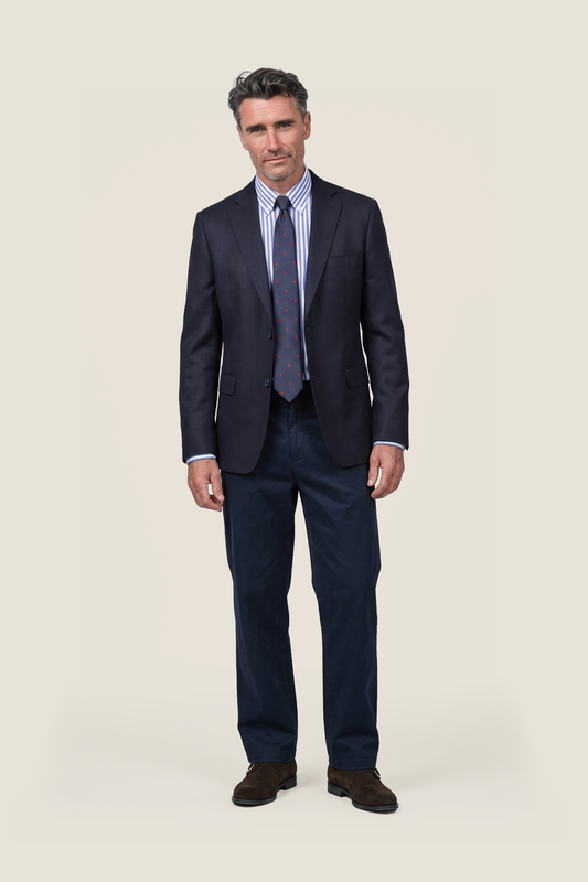 Linen Blazer | Navy Blue