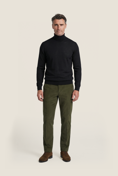 Turtleneck Merino wool | Black
