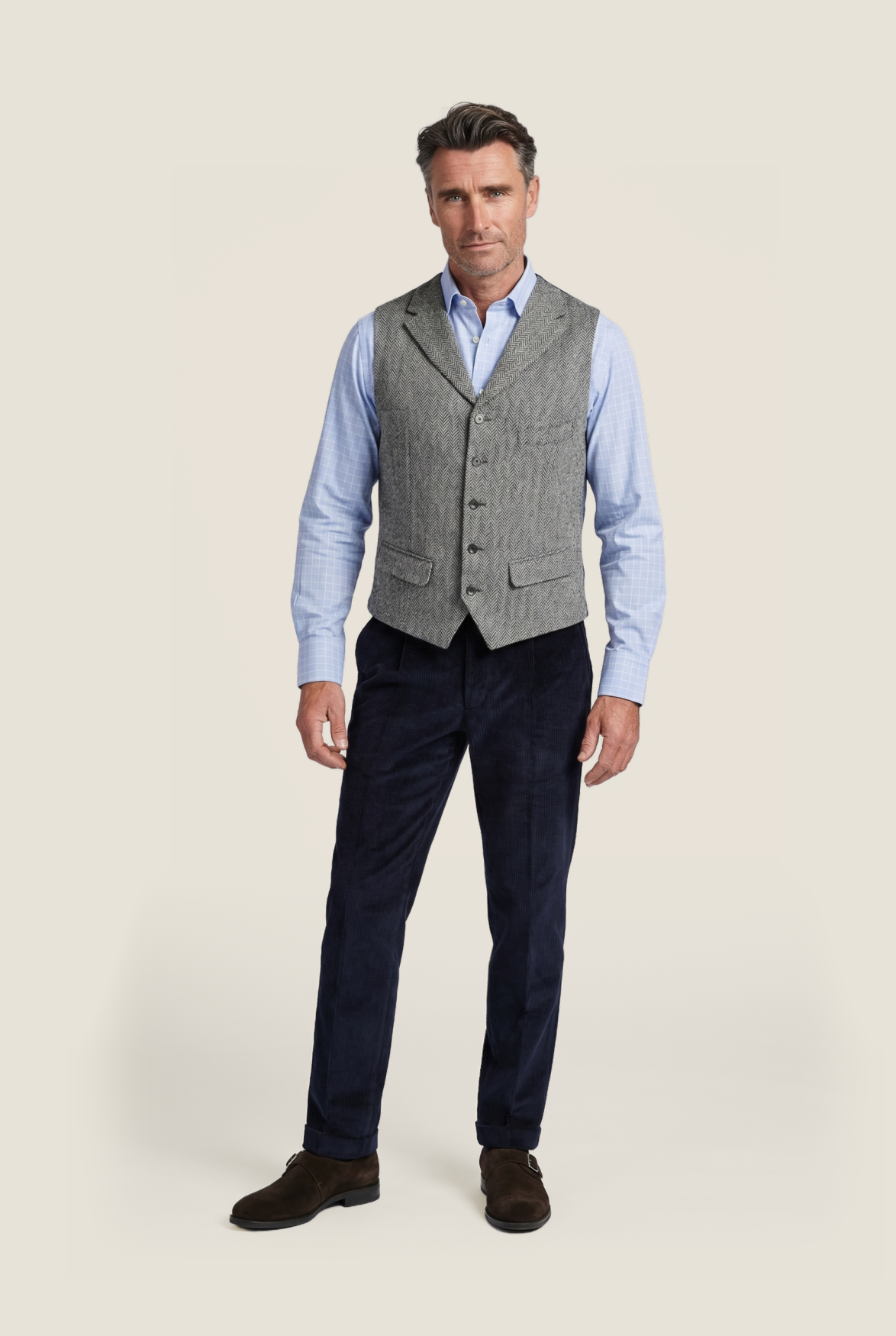 Harris Tweed Gilet Grey The English Hatter harris-tweed-gilet-grey-the-english-hatter